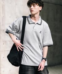 Rocky Monroe/ロッキーモンロー Rocky Monroe KANGOL カンゴール ポロシャツ 半袖 メンズ レディース ワッフル オーバーサイズ ロゴ刺繍 ワンポイント ラ/508099652
