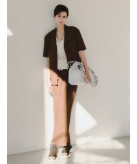 emmi atelier/セミシアーハーフスリーブジャケット/508099939