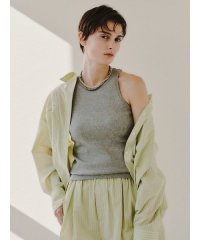 emmi atelier/ストライプルーズシルエットシャツ/508100839