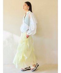 emmi atelier/タック入りシアーボリュームスカート/508100848