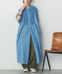 Noia/ノイア Noia スモッキング デニムワンピース/508101533