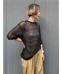 emmi atelier/メッシュニットルーズトップス/508101594