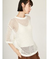 emmi atelier/メッシュニットルーズトップス/508101594