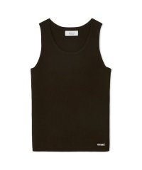 emmi atelier/オーガニックコットン リブニットタンクトップ/508101597