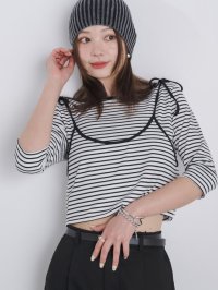 kivi/キヴィ kivi 2way border tops/508101689