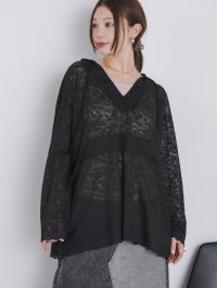 kivi/キヴィ kivi lace anorak hoodie/508101690