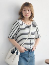 RETRO GIRL/レトロガール RETRO GIRL メロウ5分袖CT/508101695