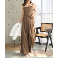 KOBE LETTUCE/コウベレタス KOBE LETTUCE 麻タッチキャミベスト×タックパンツセットアップ [E3482]/508101710