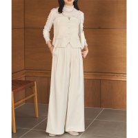 KOBE LETTUCE/コウベレタス KOBE LETTUCE 麻タッチキャミベスト×タックパンツセットアップ [E3482]/508101710
