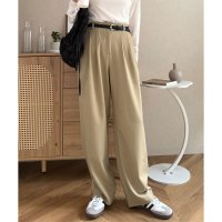 KOBE LETTUCE/コウベレタス KOBE LETTUCE [ 春名亜美さんコラボ ]リネンライクタックパンツ【ロング丈】[選べる3丈] [M4154]/508101714
