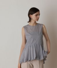 GRACE CONTINENTAL/バルーンチュールトップ/508101722