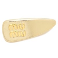 MIUMIU/ミュウミュウ Miu Miu ヘアアクセサリー ヘアクリップ ロゴ ゴールド レディース MIU MIU 5IF092 2CT4 F0846/508101953