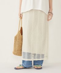 SHIPS Colors WOMEN/SHIPS Colors:〈手洗い可能〉変わり編み レース タイトスカート/508101962