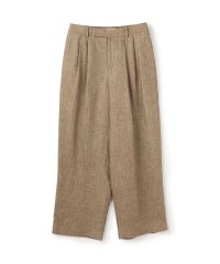 GALERIE VIE/グリッターリネン ツータックパンツ/508101971
