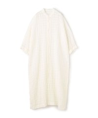 GALERIE VIE/シアーチェック ドロップショルダーシャツワンピース/508101976