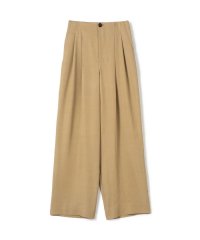 CABaN /CABaN レーヨンシルクツイル 2タックパンツ/508101991