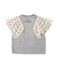 DENIM DUNGAREE/デニムダンガリー DENIM DUNGAREE Vintage Cotton Jersey Ruffled Tee/508102119