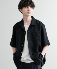 Rocky Monroe/ロッキーモンロー Rocky Monroe オープンカラーシャツ 半袖 無地 メンズ 開襟 Naturemier 吸水速乾 UVカット 日本製 Upscape /508102147