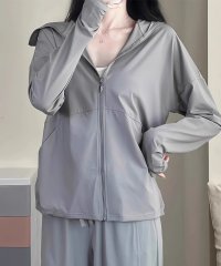 SEU/エスイーユー SEU 【指穴付き・フード付き】長袖ラッシュガード UVカット 日焼け止めパーカー 薄手/508102202