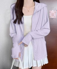 SEU/エスイーユー SEU 【指穴付き・フード付き】長袖ラッシュガード UVカット 日焼け止めパーカー 薄手/508102202