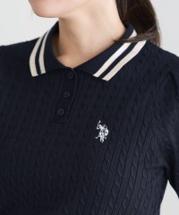 marvelous by Pierrot/マーベラス バイ ピエロ marvelous by Pierrot 【U.S.POLO ASSN.】配色デザインポロニット/508102399