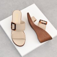 ITALIAN SHOEMAKERS/イタリアンシューメーカーズ ITALIAN SHOEMAKERS べっ甲風バックルサンダル/508102457
