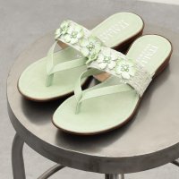 ITALIAN SHOEMAKERS/イタリアンシューメーカーズ ITALIAN SHOEMAKERS フラワーベルトトングサンダル/508102460