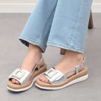 INTER-CHAUSSURES　IMPORT/インターショシュール INTER－CHAUSSURES バックルウエッジバックバンドサンダル/508102463