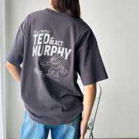 GeeRA/ジーラ GeeRA 《FIRSTMOODコラボ》ヴィンテージ風CATプリントTシャツ/508102485