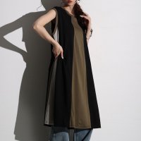 Sawa a la mode/サワアラモード Sawa a la mode 着痩せるレトロモダンな配色ストライプワンピース/508102790