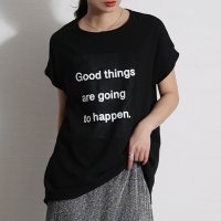 Sawa a la mode/サワアラモード Sawa a la mode ランクアップする異素材プリントTシャツ/508102795