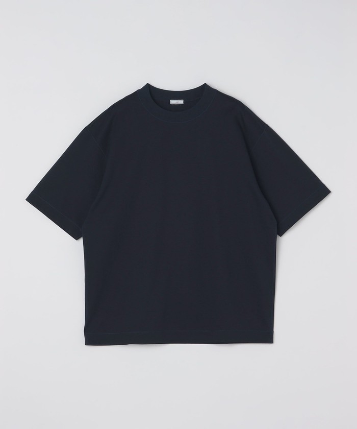 SHIPS: クルーネック ハイゲージ ダンボールニットTシャツ