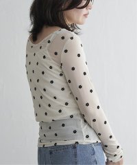 VENCE　EXCHANGE/シアーフラワーフロッキープルオーバー/507916180