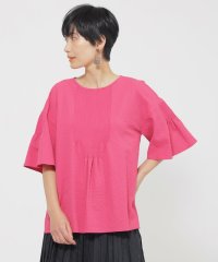 EVEX by KRIZIA/【カタログ掲載品】【1枚で決まる】【ウォッシャブル】サッカーストレッチフレアブラウス/508075435