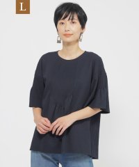 エヴェックス バイ クリツィア　Lサイズ/【L】【カタログ掲載品】【1枚で決まる】【ウォッシャブル】サッカーストレッチフレアブラウス/508075583