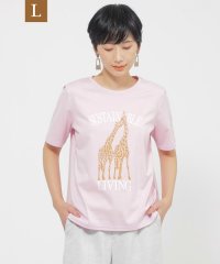 エヴェックス バイ クリツィア　Lサイズ/【L】【カタログ掲載品】【ウォッシャブル】アニマルロゴプリントカットソー/508075588
