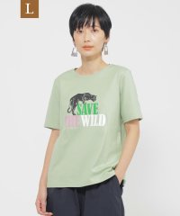 エヴェックス バイ クリツィア　Lサイズ/【L】【カタログ掲載品】【ウォッシャブル】アニマルロゴプリントカットソー/508075588