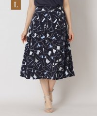 TO BE CHIC(L SIZE)/【L】セイルプリント タックスカート/508077817
