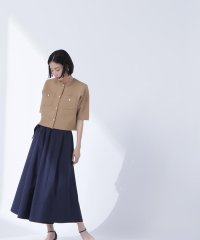 NATURAL BEAUTY BASIC/ワイドベルトタフタスカート/508090843