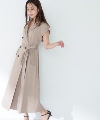 NATURAL BEAUTY BASIC/ベルテッドトレンチワンピース/508094266