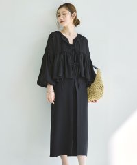 RUIRUE BOUTIQUE/ルイルエブティック RUIRUE BOUTIQUE シアーボリュームトップス＆キーネックワンピースセットアップ/508099318