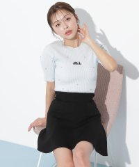 JILL by JILL STUART/半袖ビジューコンパクトロゴニット/508099480