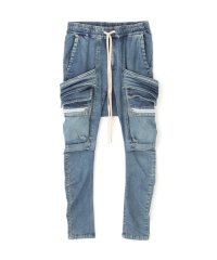 RoyalFlash/A.F ARTEFACT/エーエフ・アーティファクト/INDIGO DENIM CARGO SKINNY PANTS/508099518
