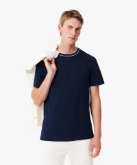 LACOSTESPORTS MENS/ラコステ LACOSTE ラインドリブネック鹿の子地Tシャツ/508103353