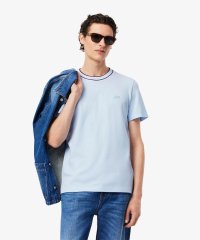 LACOSTESPORTS MENS/ラコステ LACOSTE ラインドリブネック鹿の子地Tシャツ/508103353