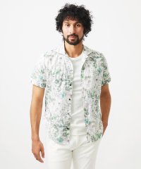 MICHEL KLEIN HOMME/《日本製》フラワー柄半袖シャツ/508103493
