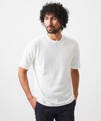 MICHEL KLEIN HOMME/モノグラム柄半袖ニット/508103500