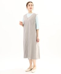 eur3/【大きいサイズ/2WAY】Vネックワンピース/508103509