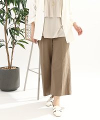 eur3/【大きいサイズ】センタープレスワイドパンツ/508103514
