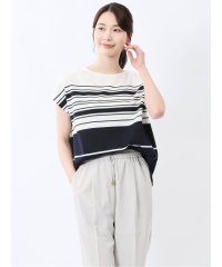 m.f.editorial/エムエフエディトリアル m.f.editorial ランダムボーダー ノースリーブ プルオーバー/508103555